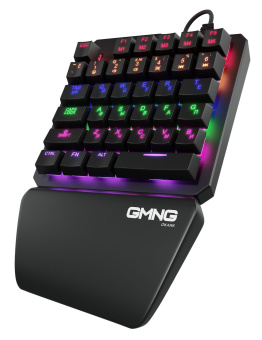 Клавиатура GMNG 707GK механическая черный USB for gamer LED (подставка для запястий) (1684803) - купить недорого с доставкой в интернет-магазине