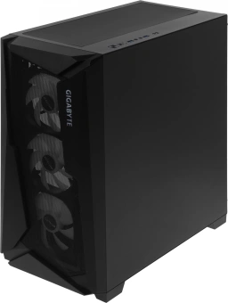 Корпус Gigabyte C301G черный без БП ATX 3x120mm 5x140mm 2xUSB3.0 audio bott PSU - купить недорого с доставкой в интернет-магазине