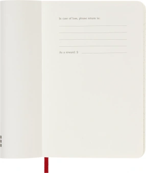 Ежедневник Moleskine CLASSIC SOFT Pocket 90x140мм 400стр. мягкая обложка красный - купить недорого с доставкой в интернет-магазине