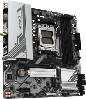 Материнская плата Gigabyte B650M GAMING PLUS WF SocketAM5 AMD B650 4xDDR5 mATX AC`97 8ch(7.1) 2.5Gg RAID+HDMI+DP - купить недорого с доставкой в интернет-магазине