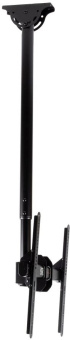 Кронштейн для телевизора Arm Media LCD-1700 черный 26"-65" макс.55кг потолочный наклон - купить недорого с доставкой в интернет-магазине