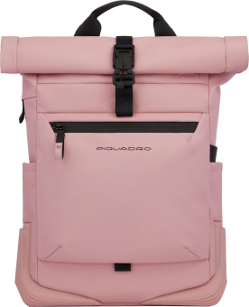 Рюкзак Piquadro Corner 2.0 CA6291C2OW/RO роллтоп розовый ткань - купить недорого с доставкой в интернет-магазине