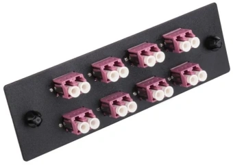Панель Lanmaster LAN-APM-8X2LC/OM4 1U 8xLC дупл. 50/125 OM4 (упак.:1шт) - купить недорого с доставкой в интернет-магазине