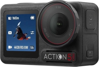 Экшн-камера Dji Osmo Action 5 Pro Adventure Combo 1xCMOS 12Mpix серый/черный - купить недорого с доставкой в интернет-магазине
