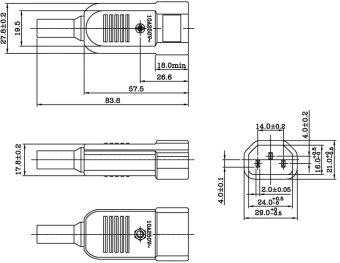 Вилка Hyperline CON-IEC320C14 черный - купить недорого с доставкой в интернет-магазине