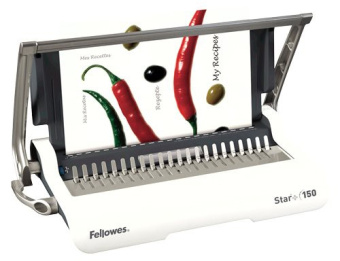 Переплетчик Fellowes Star+ 150 (FS-56275) A4/перф.12л.сшив/макс.150л./пластик.пруж. (6-18мм) - купить недорого с доставкой в интернет-магазине