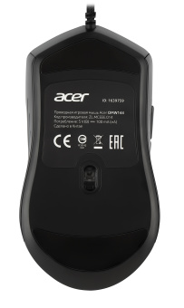 Мышь Acer OMW144 черный оптическая (3200dpi) USB (7but) - купить недорого с доставкой в интернет-магазине