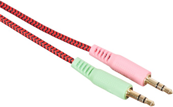 Наушники с микрофоном Оклик HS-G300 ARMAGEDDON черный/красный 2.2м мониторные оголовье (337457) - купить недорого с доставкой в интернет-магазине