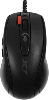 Мышь A4Tech X-7120 черный оптическая 2000dpi USB2.0 7but (X-710BK+X7-200MP) - купить недорого с доставкой в интернет-магазине