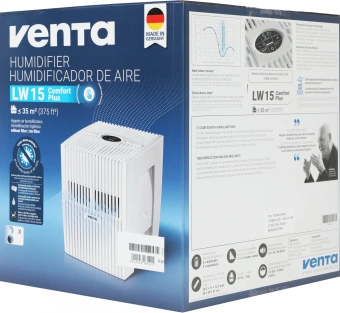 Мойка воздуха Venta Comfort plus LW15 8Вт белый (LW15 COMFORT PLUS WEISS) - купить недорого с доставкой в интернет-магазине