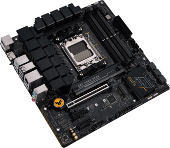 Материнская плата Asus TUF GAMING B650M-E SocketAM5 AMD B650 4xDDR5 mATX AC`97 8ch(7.1) 2.5Gg RAID+HDMI+DP - купить недорого с доставкой в интернет-магазине