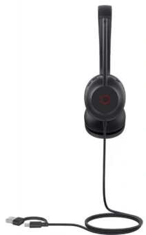 Гарнитура проводная Yealink UH35 Dual UC USB-C/A черный - купить недорого с доставкой в интернет-магазине