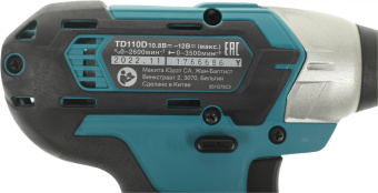 Шуруповерт Makita TD110DWAE аккум. патрон:держатель бит 1/4" (кейс в комплекте) - купить недорого с доставкой в интернет-магазине