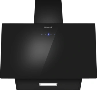 Вытяжка каминная Weissgauff Yota 600 Touch Glass черный управление: сенсорное (1 мотор) - купить недорого с доставкой в интернет-магазине