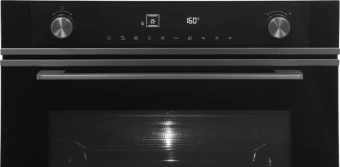 Духовой шкаф Электрический Hyundai HMEO 6540 DX черный - купить недорого с доставкой в интернет-магазине