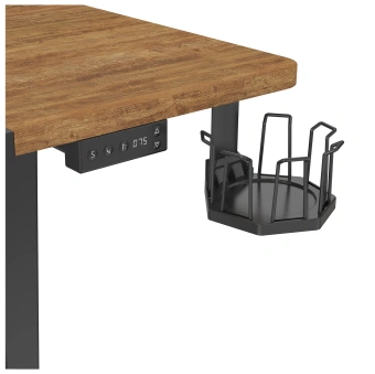 Стол для компьютера Cactus подъёмный столешница МДФ черный дуб антик каркас черный (CS-EDL-BAWD) - купить недорого с доставкой в интернет-магазине