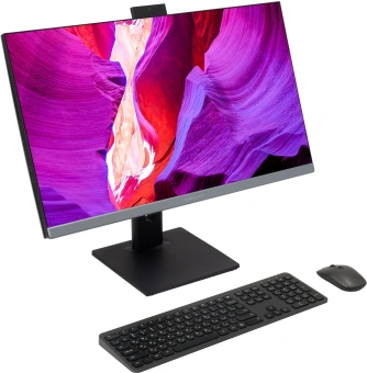 Моноблок Digma Pro Unity 27" Full HD i5 1335U (1.3) 16Gb SSD512Gb Iris Xe Windows 11 Professional GbitEth WiFi BT 90W клавиатура мышь Cam серый 1920x1080 - купить недорого с доставкой в интернет-магазине