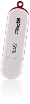 Флеш Диск Silicon Power 32GB LuxMini 320 SP032GBUF2320V1W USB2.0 белый - купить недорого с доставкой в интернет-магазине