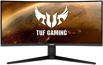 Монитор Asus 34" TUF Gaming VG34VQL1B темно-серый VA LED 1ms 21:9 HDMI M/M матовая HAS Piv 550cd 178гр/178гр 3440x1440 165Hz DP 2K USB 9.01кг - купить недорого с доставкой в интернет-магазине