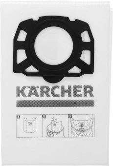 Строительный пылесос Karcher WD 4 S V-20/5/22 1000Вт (уборка: сухая/сбор воды) желтый - купить недорого с доставкой в интернет-магазине
