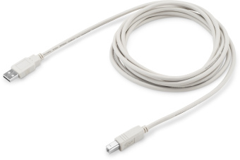 Кабель Buro USB A(m) USB B(m) 3м (USB2.0-AM/BM-3) серый - купить недорого с доставкой в интернет-магазине