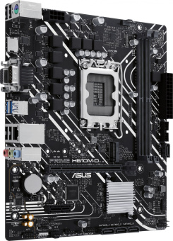 Материнская плата Asus PRIME H610M-D Soc-1700 Intel H610 2xDDR5 mATX AC`97 8ch(7.1) GbLAN+VGA+HDMI - купить недорого с доставкой в интернет-магазине