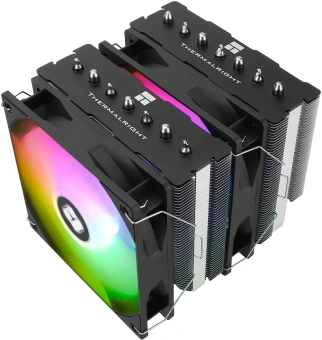 Устройство охлаждения(кулер) Thermalright Phantom Spirit 120 SE ARGB Soc-AM5/AM4/1200/1700/1851 черный 4-pin 25.6dB Al+Cu 765gr Ret (PS120-SE-ARGB) - купить недорого с доставкой в интернет-магазине