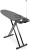 Гладильная доска Ника Haushalt Lux 123x46см рег.высот. черный/рисунок (LX/H) - купить недорого с доставкой в интернет-магазине