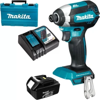 Шуруповерт Makita DTD153SF аккум. патрон:шестигр.1/4" (кейс в комплекте) - купить недорого с доставкой в интернет-магазине