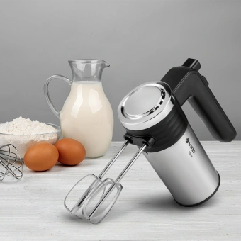 Миксер ручной Vitek VT-1404 700Вт стальной/черный - купить недорого с доставкой в интернет-магазине
