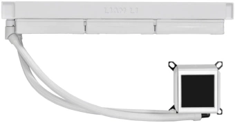 Система водяного охлаждения Lian-Li Galahad II LCD 360 ARGB Soc-AM5/AM4/1200/1700/1851 белый30dB Al+Cu LCD Ret (G89.GA2ALCD36W.00) - купить недорого с доставкой в интернет-магазине