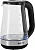 Чайник электрический Vitek VT-1181 1.7л. 2200Вт черный корпус: стекло