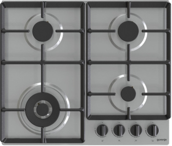 Газовая варочная поверхность Gorenje GW641EBX нержавеющая сталь - купить недорого с доставкой в интернет-магазине