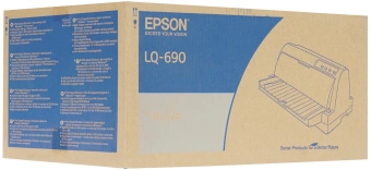 Принтер матричный Epson LQ-690 Flatbed (C11CJ82401/402/A13041/13051) серый - купить недорого с доставкой в интернет-магазине