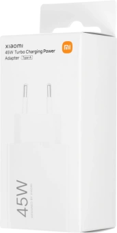 Сетевое зар./устр. Xiaomi BHR07SLEU 45W 4.1A (PD) USB-A универсальное белый - купить недорого с доставкой в интернет-магазине