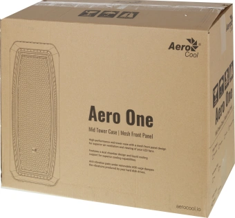 Корпус Aerocool Aero One Frost-G-BK-v1 черный без БП ATX 4x120mm 2x140mm 2xUSB3.0 audio bott PSU - купить недорого с доставкой в интернет-магазине