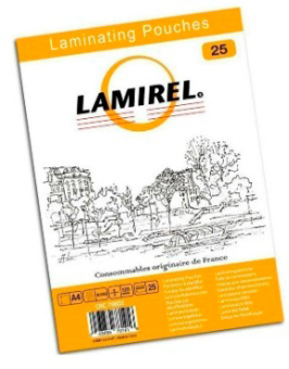 Пленка для ламинирования Fellowes 125мкм A4 (25шт) глянцевая 216x303мм Lamirel (LA-78802) - купить недорого с доставкой в интернет-магазине
