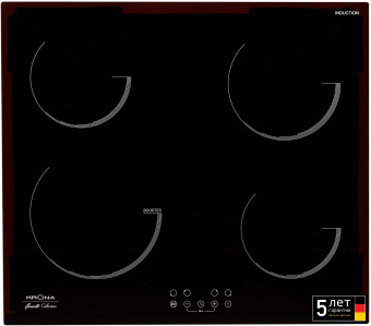 Индукционная варочная поверхность Krona Vento 60 черный - купить недорого с доставкой в интернет-магазине