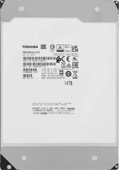 Жесткий диск Toshiba SATA-III 14TB MG09ACA14TE Enterprise Capacity 512E (7200rpm) 512Mb 3.5" - купить недорого с доставкой в интернет-магазине