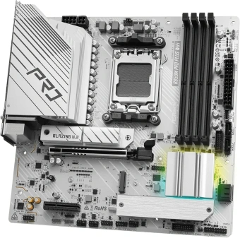 Материнская плата Asrock B850M Pro Plus WiFi Socket AM5 AMD B850 4xDDR5 mATX AC`97 8ch(7.1) 2.5Gg RAID+HDMI+DP - купить недорого с доставкой в интернет-магазине