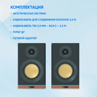 Колонки Оклик OK-605A 2.0 черный 60Вт BT - купить недорого с доставкой в интернет-магазине