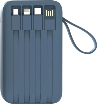 Мобильный аккумулятор Tecno Pocket S201 20000mAh 2.4A синий - купить недорого с доставкой в интернет-магазине