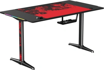 Стол игровой Bloody BD-TB301 электропривод столешница ЛДСП карбон каркас черный 140x80см - купить недорого с доставкой в интернет-магазине