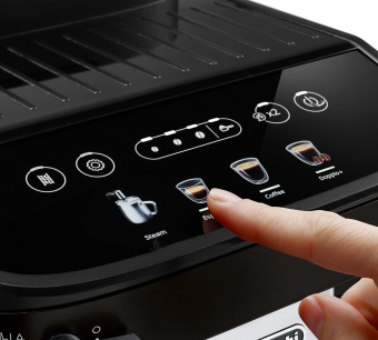 Кофемашина Delonghi Magnifica Evo ECAM290.22.B 1450Вт серебристый/черный - купить недорого с доставкой в интернет-магазине