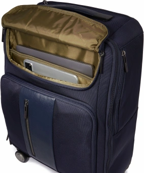Чемодан Piquadro BRIEF2 (BV6271BR2/BLU) 40x20x55см 33л. нейлон/полиур. синий - купить недорого с доставкой в интернет-магазине