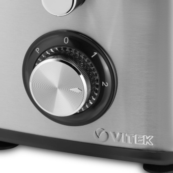 Соковыжималка центробежная Vitek VT-3653 1000Вт рез.сок.:600мл. стальной - купить недорого с доставкой в интернет-магазине