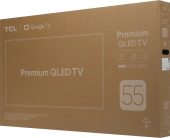 Телевизор QLED TCL 55" 55P7L (2026) черный 4K Ultra HD 60Hz DVB-T DVB-T2 DVB-C DVB-S DVB-S2 USB WiFi Smart TV - купить недорого с доставкой в интернет-магазине