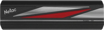 Накопитель SSD Netac USB-C 1TB NT01ZX20L-001T-32BK ZX20L черный - купить недорого с доставкой в интернет-магазине