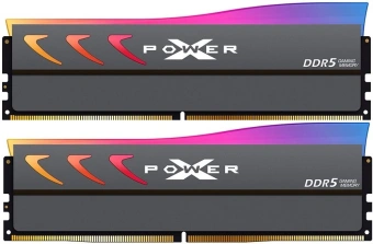 Память DDR5 2x16GB 6000MHz Silicon Power SP032GXLWU60AFDK Xpower Storm RGB RTL Gaming PC5-48000 CL30 DIMM 288-pin 1.35В kit single rank с радиатором Ret - купить недорого с доставкой в интернет-магазине