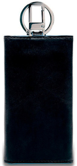 Ключница Piquadro Blue Square PC1397B2/N черный натур.кожа - купить недорого с доставкой в интернет-магазине